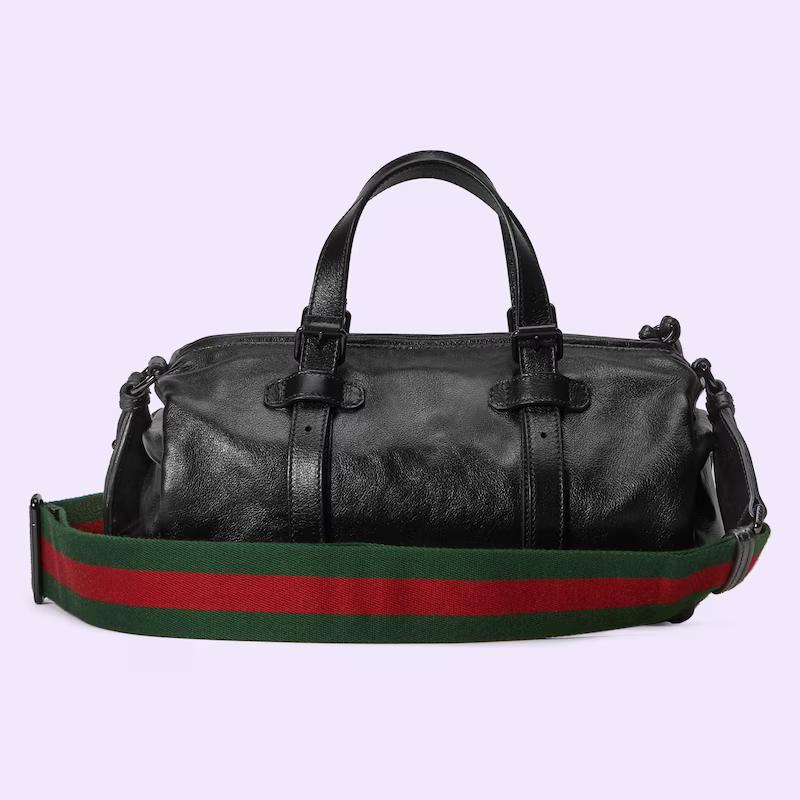 Túi Gucci Small Duffle Bag With Tonal Double G Nam Màu Đen