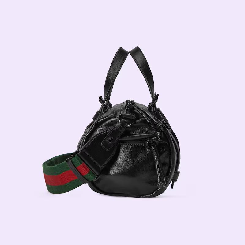 Túi Gucci Small Duffle Bag With Tonal Double G Nam Màu Đen