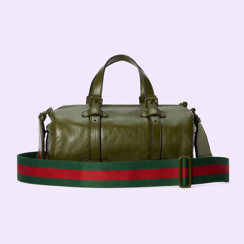 Túi Gucci Small Duffle Bag With Tonal Double G Nam Màu Xanh