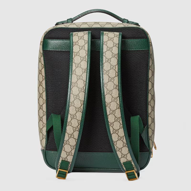 Túi Gucci Mini Gg Canvas Medium Backpack Nam Màu Xanh