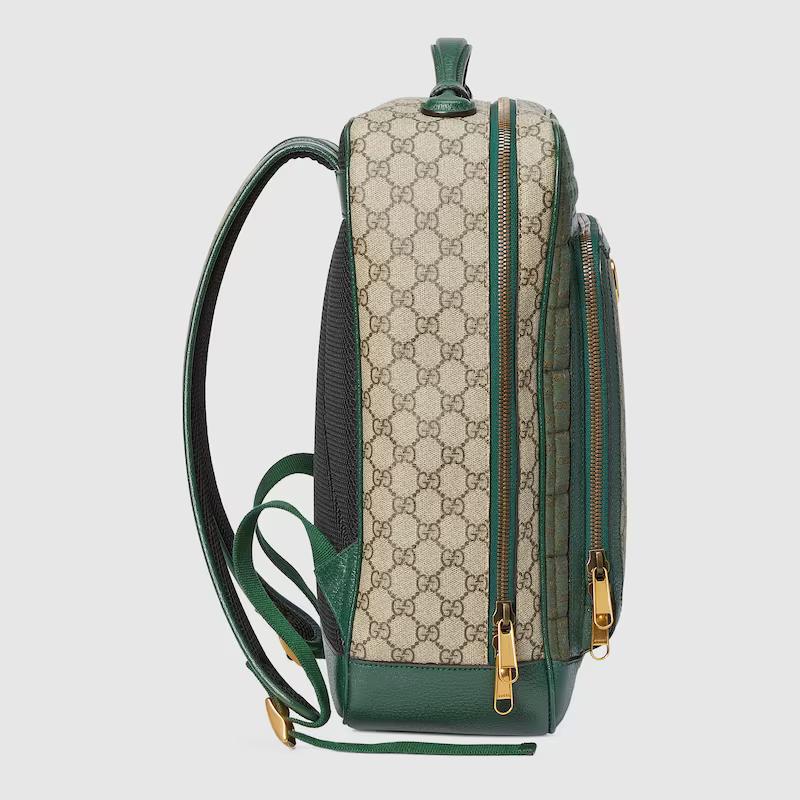 Túi Gucci Mini Gg Canvas Medium Backpack Nam Màu Xanh