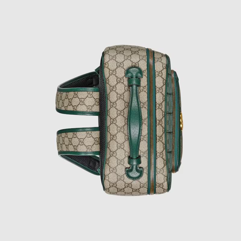 Túi Gucci Mini Gg Canvas Medium Backpack Nam Màu Xanh