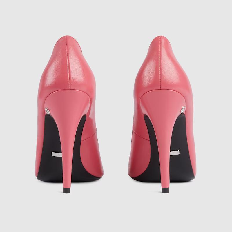 Giày Gucci High Heel Pump Nữ Hồng