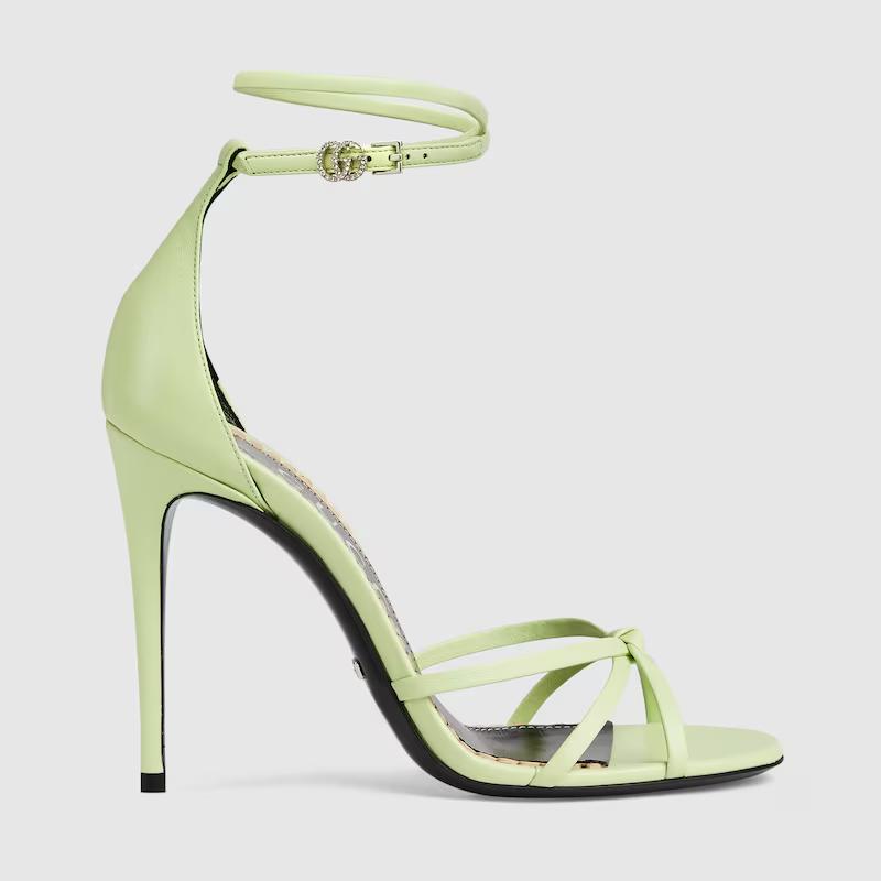 Giày Gucci Strappy Sandal Nữ Xanh