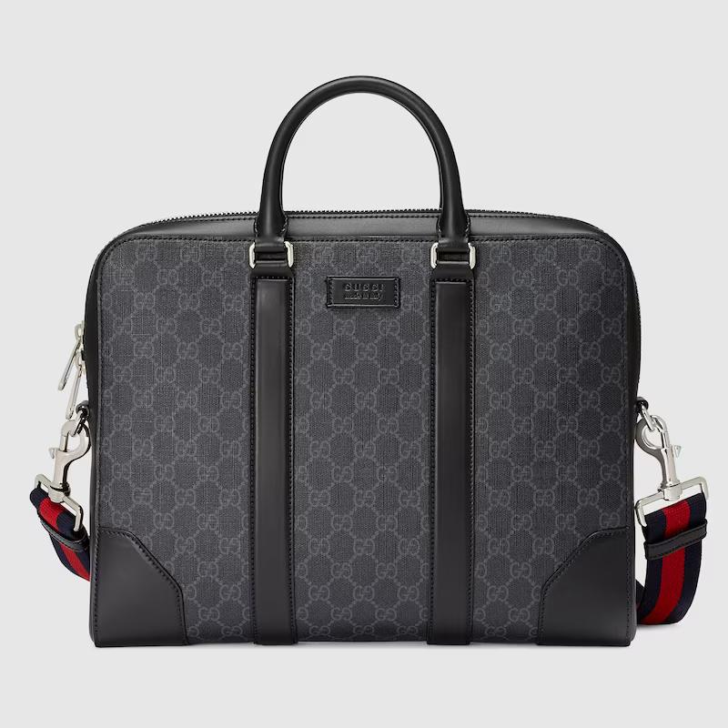 Túi Gucci Gg Black Briefcase Nam Màu Xanh Đen