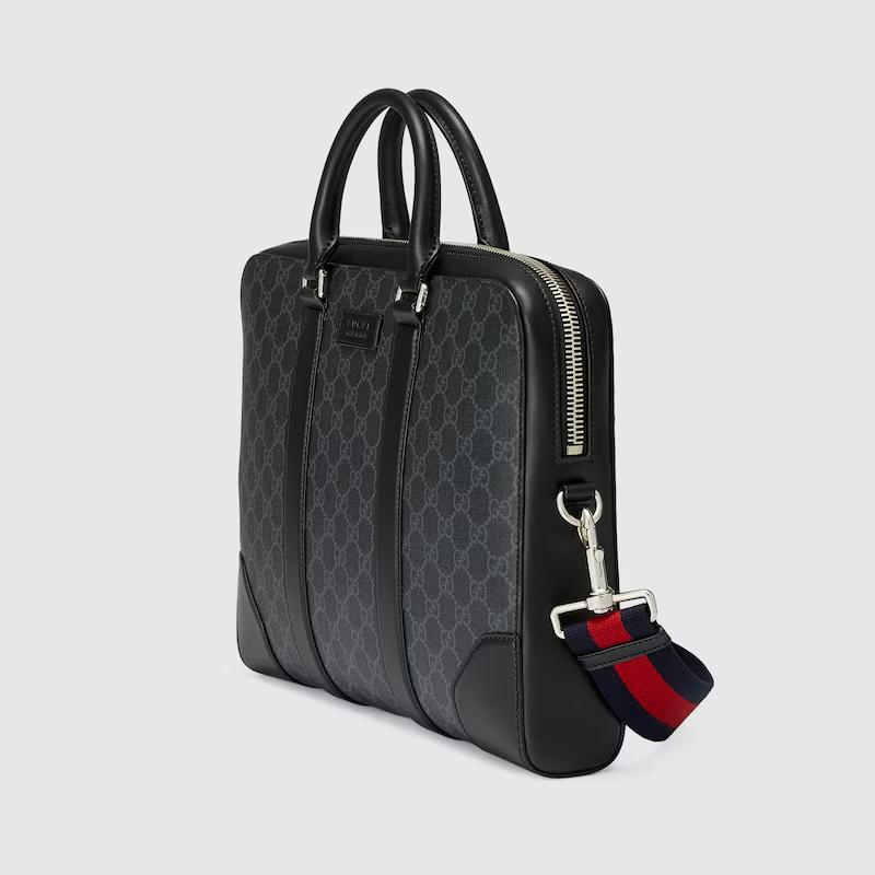 Túi Gucci Gg Black Briefcase Nam Màu Xanh Đen