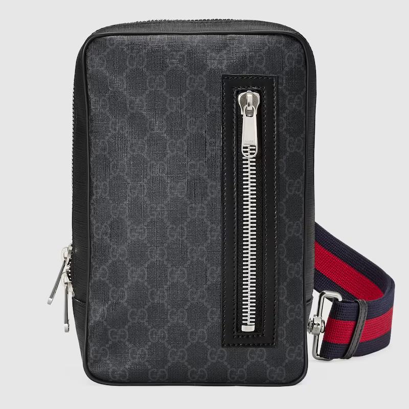 Túi Gucci Gg Black Sling Backpack Nam Màu Xanh Đen