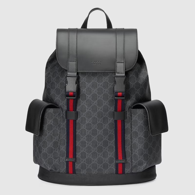 Túi Gucci Gg Black Backpack Nam Màu Xanh Đen