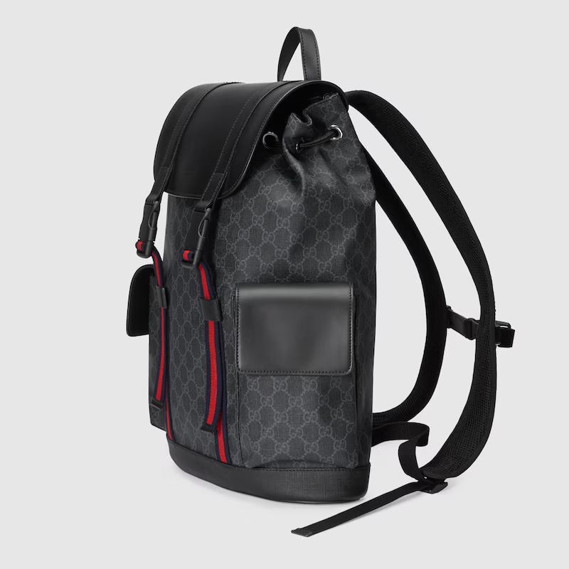 Túi Gucci Gg Black Backpack Nam Màu Xanh Đen