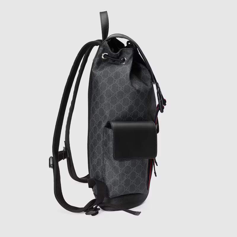 Túi Gucci Gg Black Backpack Nam Màu Xanh Đen