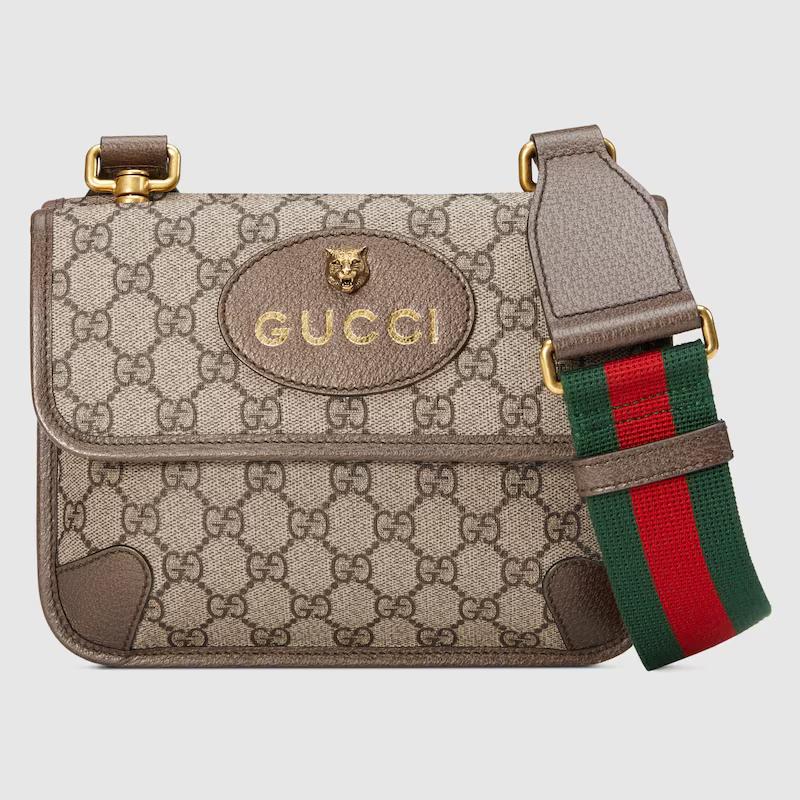 Túi Gucci Neo Vintage Small Messenger Bag Nam Màu Da 