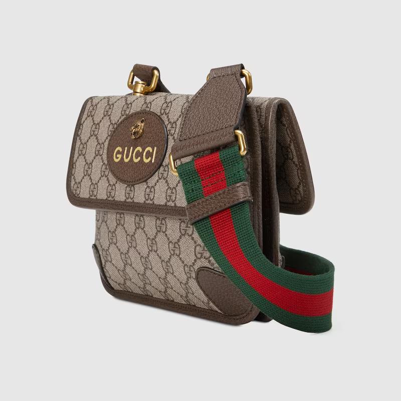 Túi Gucci Neo Vintage Small Messenger Bag Nam Màu Da 