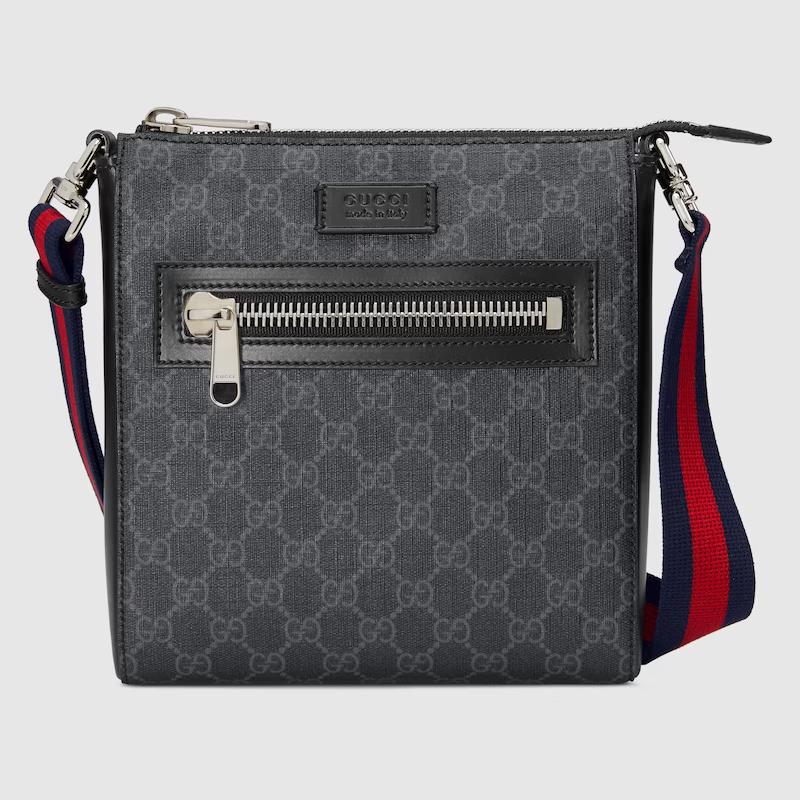 Túi Gucci Gg Black Small Messenger Bag Nam Màu Xanh Đen