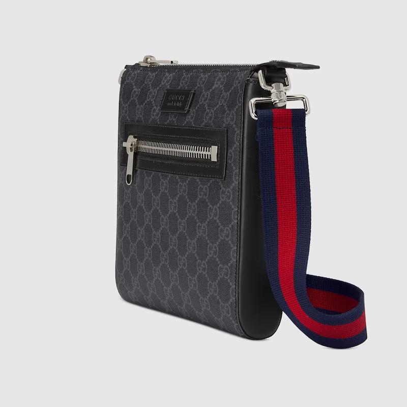 Túi Gucci Gg Black Small Messenger Bag Nam Màu Xanh Đen