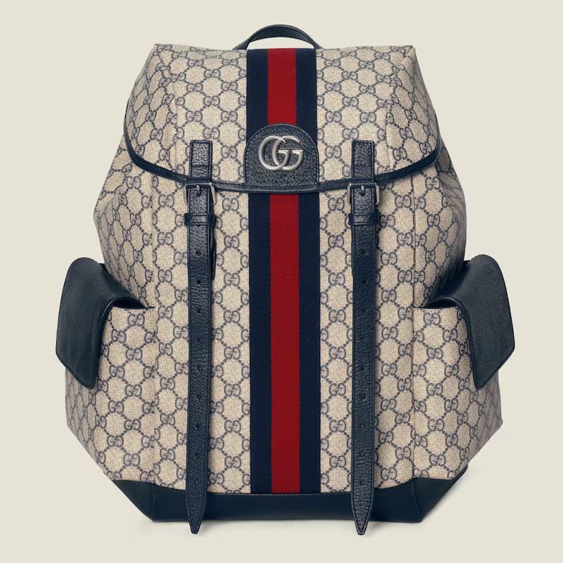 Túi Gucci Ophidia Gg Medium Backpack Nam Màu Da Xanh