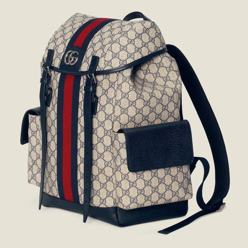 Túi Gucci Ophidia Gg Medium Backpack Nam Màu Da Xanh