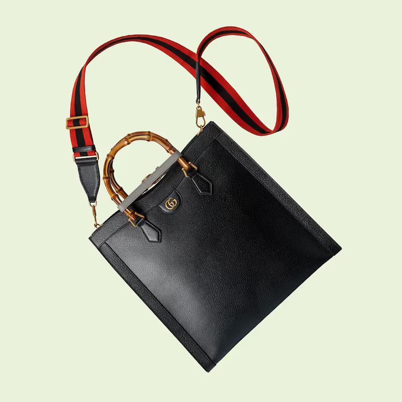 Túi Gucci Diana Large Tote Nam Màu Đen