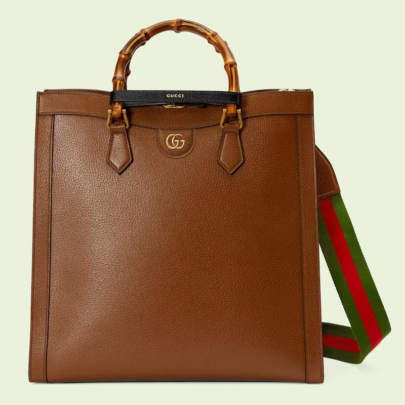 Túi Gucci Diana Large Tote Nam Màu Nâu