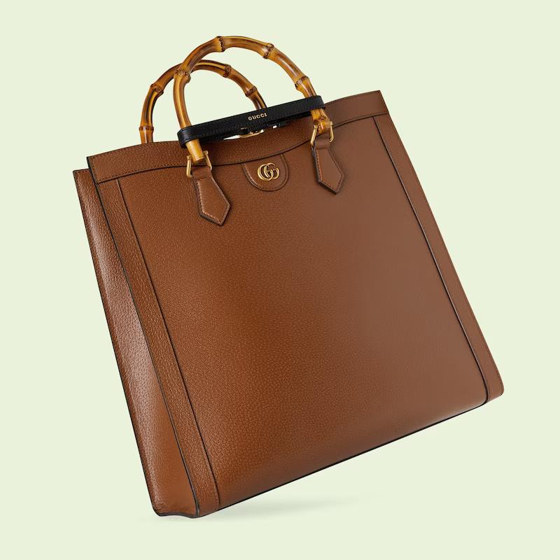 Túi Gucci Diana Large Tote Nam Màu Nâu