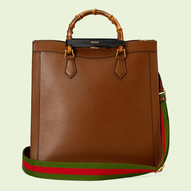 Túi Gucci Diana Large Tote Nam Màu Nâu