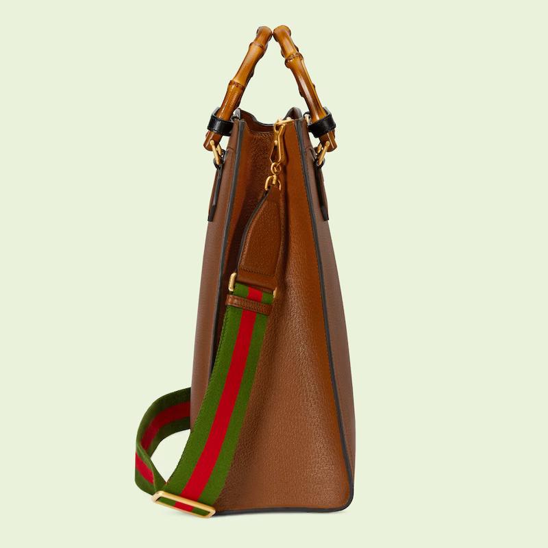 Túi Gucci Diana Large Tote Nam Màu Nâu