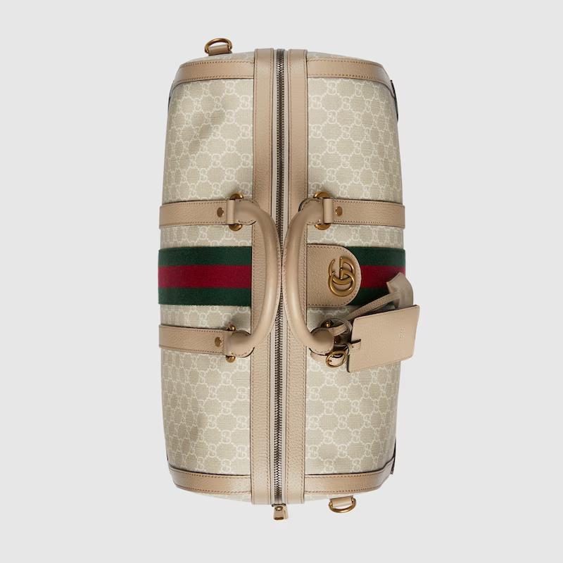 Túi Gucci Savoy Small Duffle Bag Nam Màu Da Trắng