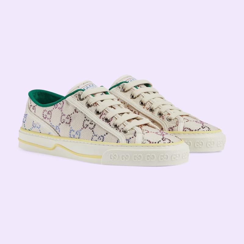 Giày Gucci Tennis 1977 Sneaker Nữ Da Xanh