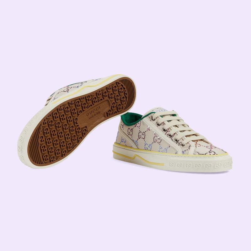 Giày Gucci Tennis 1977 Sneaker Nữ Da Xanh