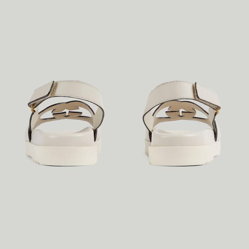 Giày Gucci Interlocking G Sandal Nữ Trắng