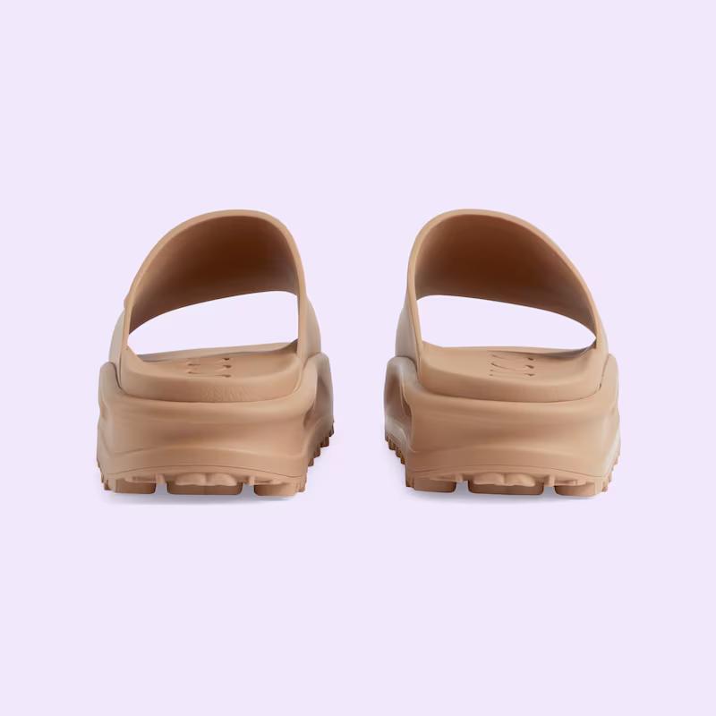 Giày Gucci Interlocking G Slide Sandal Nữ Nâu