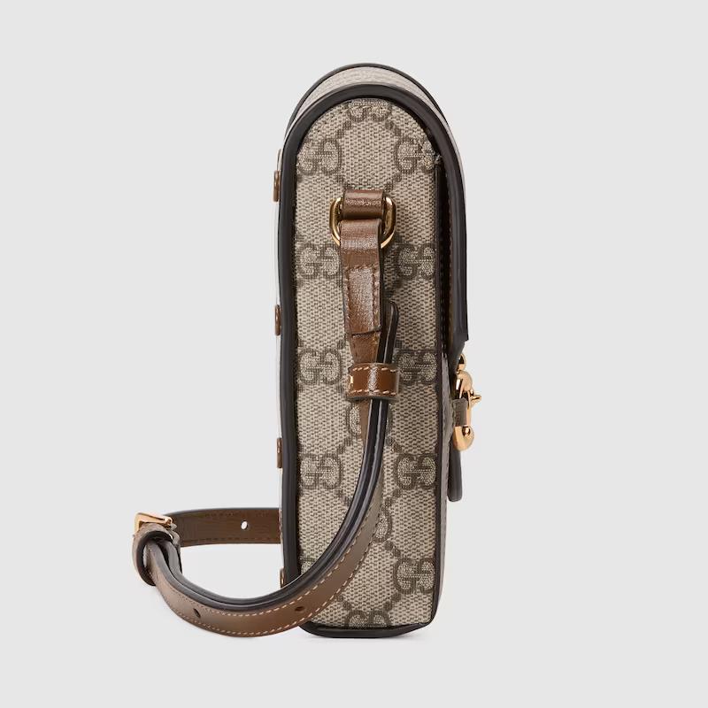 Túi Gucci Horsebit 1955 Mini Bag Nam Màu Nâu