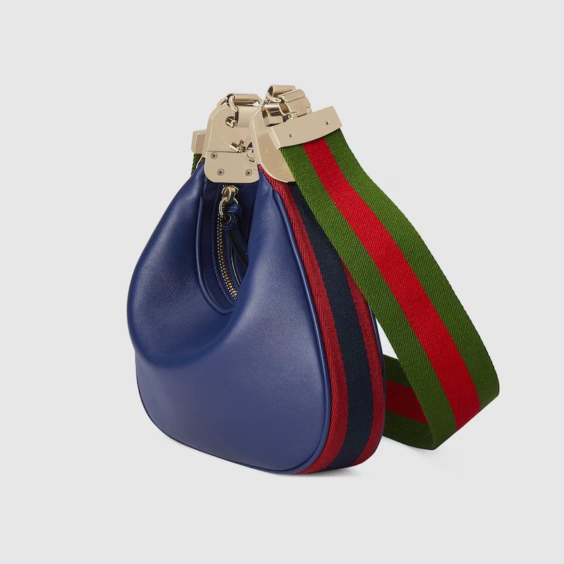 Túi Gucci Attache Small Shoulder Bag Nam Màu Xanh