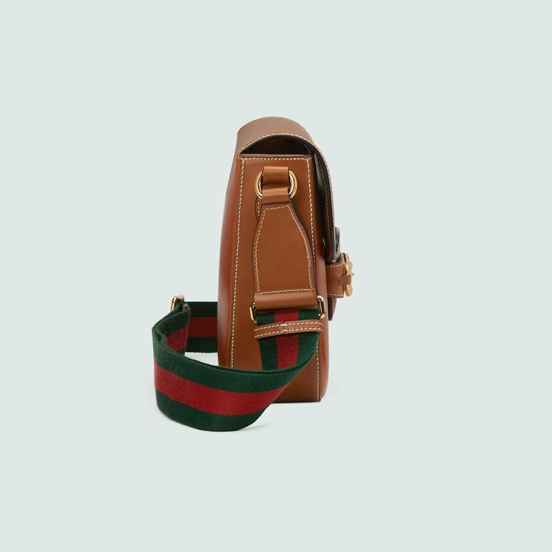 Túi Gucci Horsebit 1955 Shoulder Bag Nam Màu Nâu