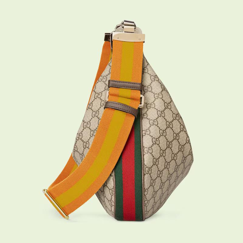 Túi Gucci Attache Medium Shoulder Bag Nam Màu Da