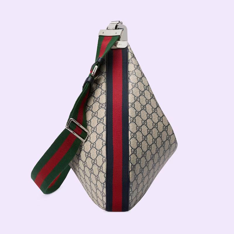 Túi Gucci Attache Maxi Shoulder Bag Nam Màu Da