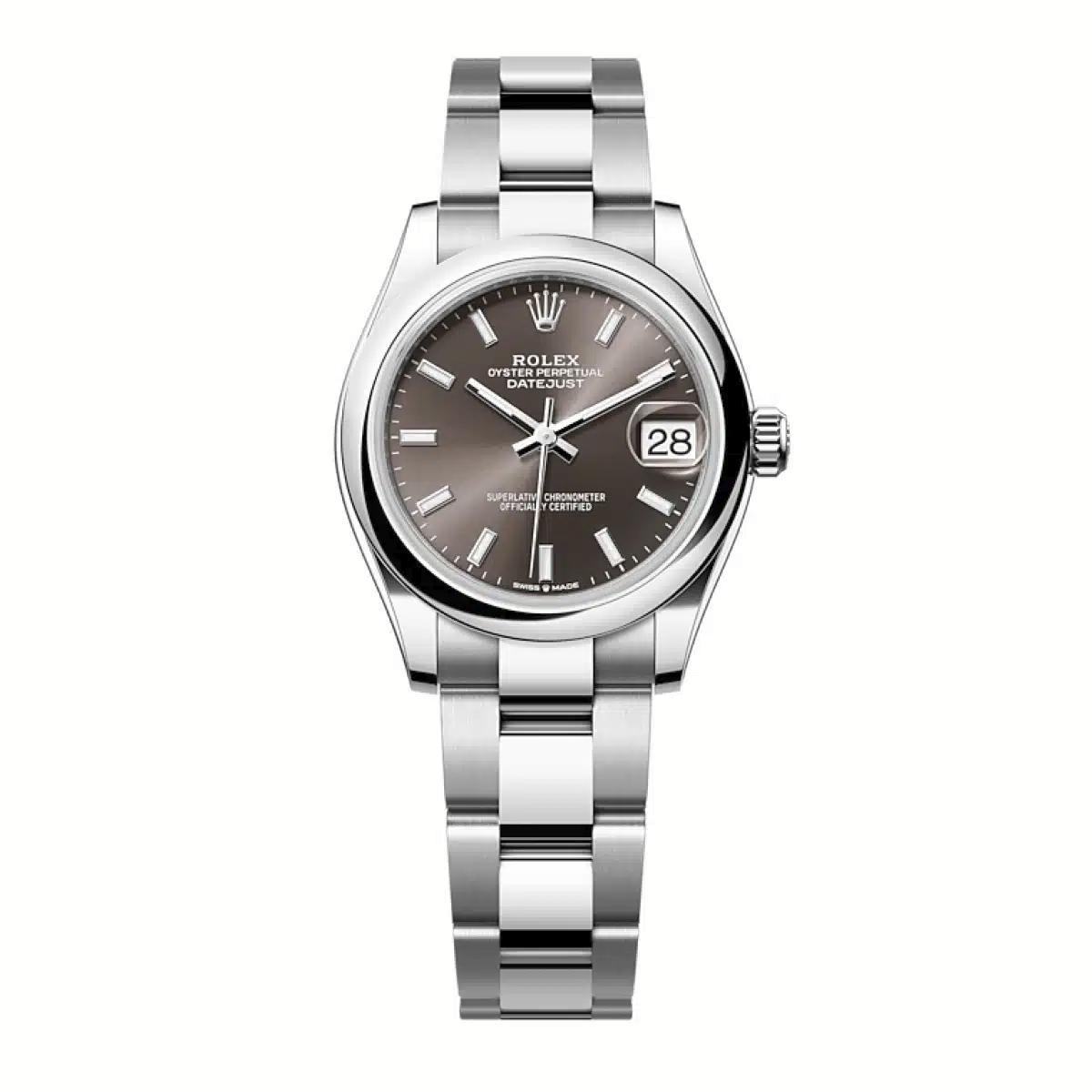 Đồng Hồ Rolex Datejust 278240 31mm Nữ Nâu Xám