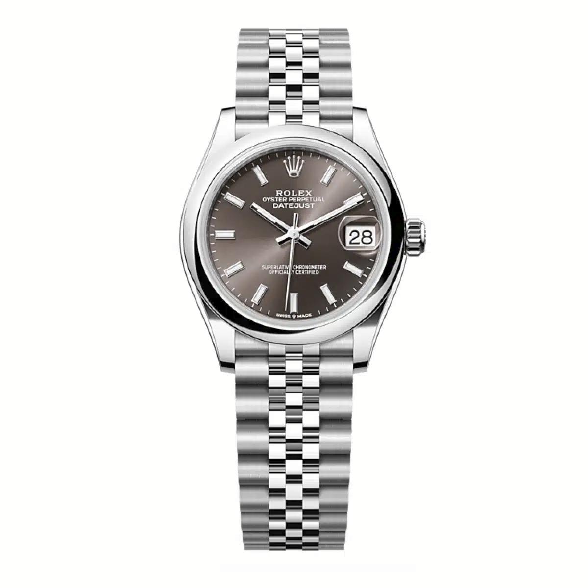 Đồng Hồ Rolex Datejust 278240 31mm Nữ Xám Nâu