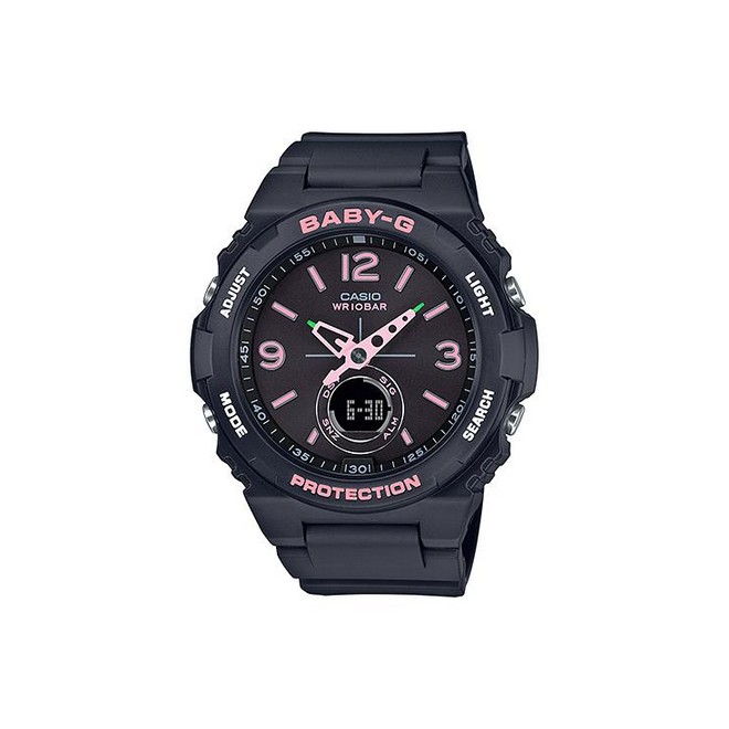 Đồng Hồ Casio Bga-260Sc-1A Nữ Đen Hồng