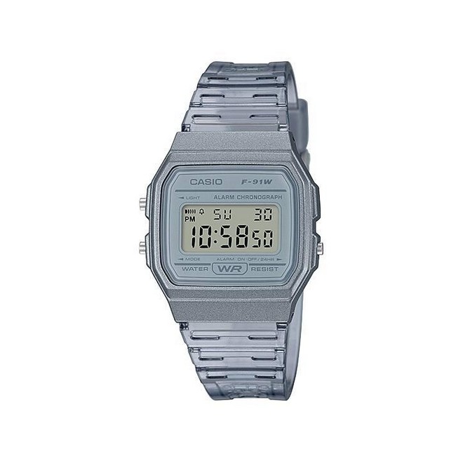 Đồng Hồ Casio F-91Ws-8 Nữ Xám Đậm