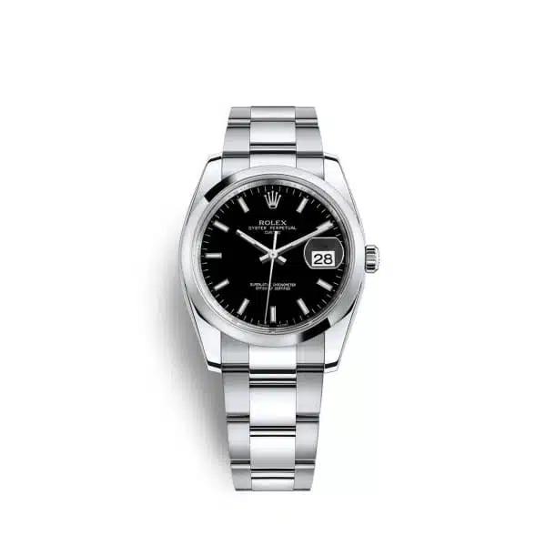 Đồng Hồ Rolex Oyster Perpetual 115200 34mm Nữ Đen Xám