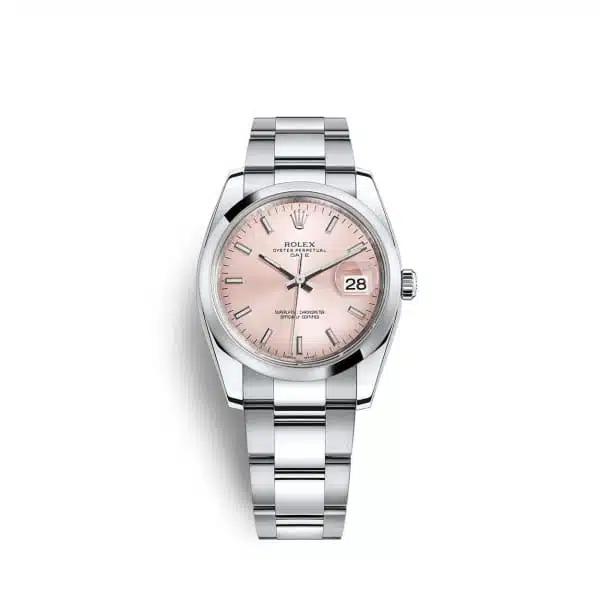 Đồng Hồ Rolex Oyster Perpetual 115200 34mm Nữ Hồng Xám