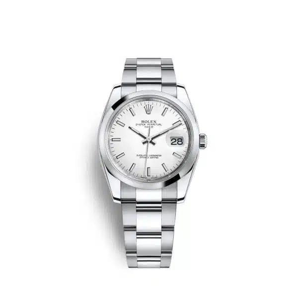 Đồng Hồ Rolex Oyster Perpetual 115200 34mm Nữ Trắng Xám