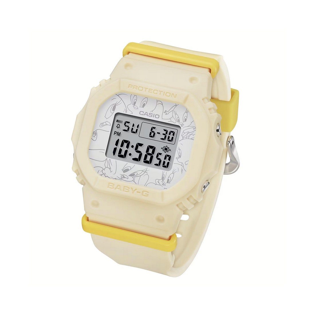 Đồng Hồ Casio Bgd-565Tw-5 Nữ Vàng Trắng