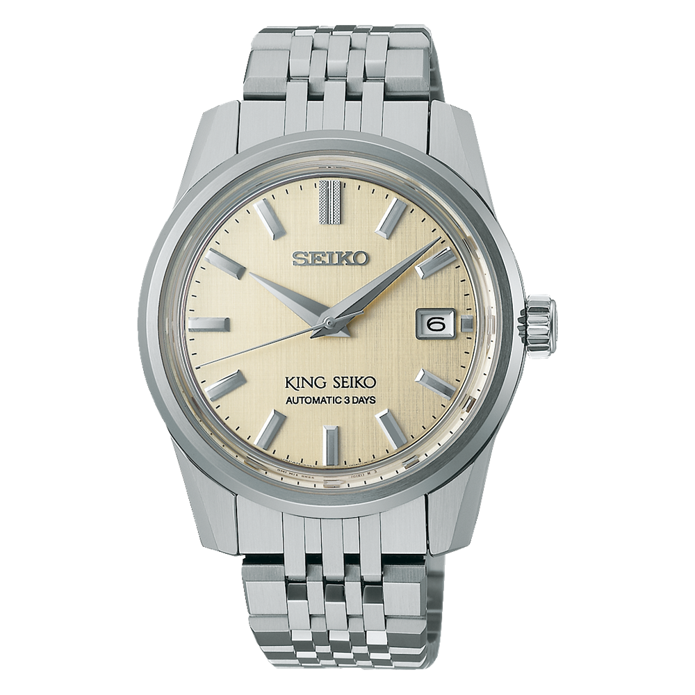 Đồng Hồ Seiko King Seiko SPB369 Nam Xám Be