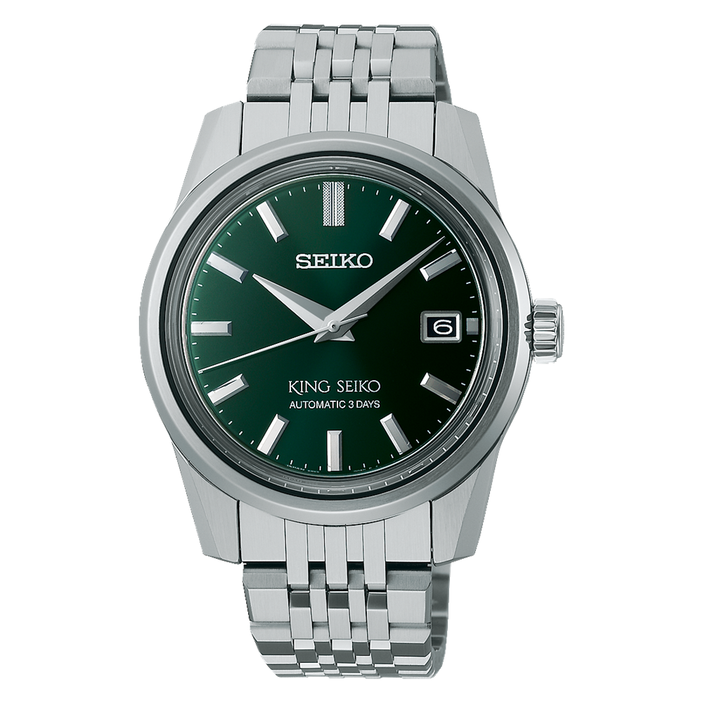 Đồng Hồ Seiko King Seiko SPB373 Nam Xanh Lá Xám