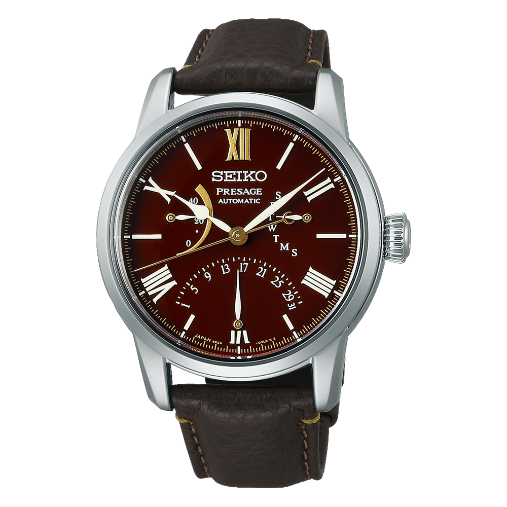 Đồng Hồ Seiko Presage SPB395 Nam Đỏ Xám