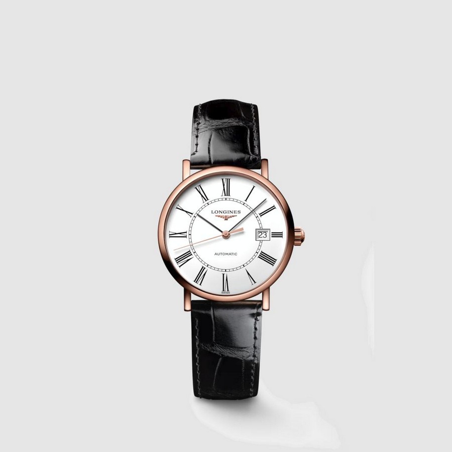 Đồng Hồ Longines The Longines Elegant Collection Nữ 27.2mm Trắng Đen