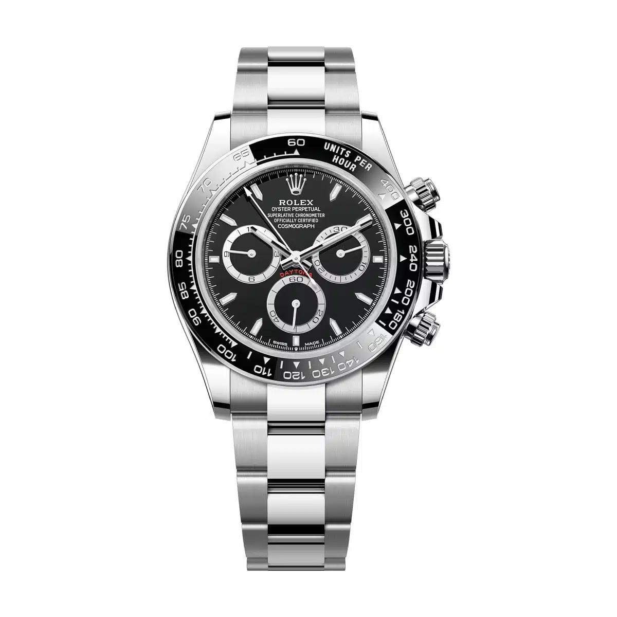 Đồng Hồ Rolex Daytona 126500Ln 40mm Nam Đen Xám