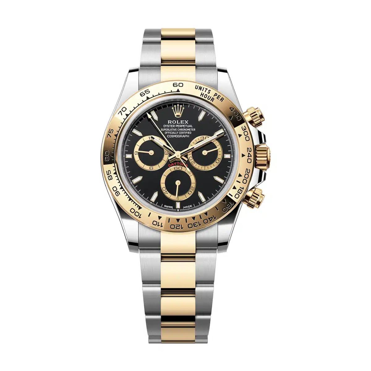 Đồng Hồ Rolex Daytona 126503 40mm Nam Đen Vàng Xám