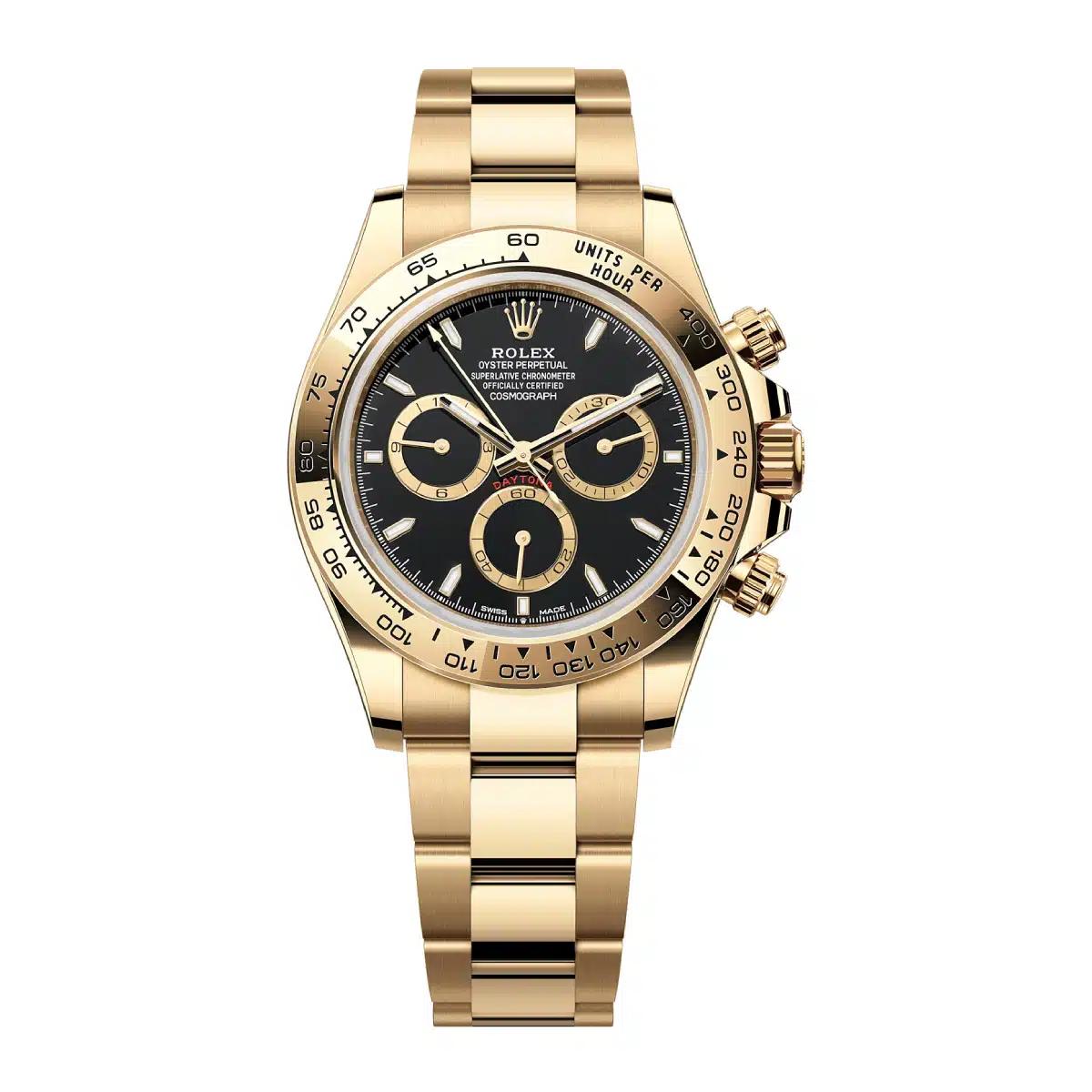 Đồng Hồ Rolex Daytona 126508-0004 40mm Nam Vàng Đen